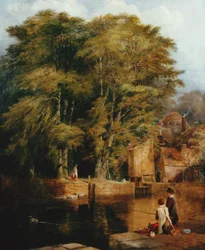 Jeunes pêcheurs, Barras Bridge
